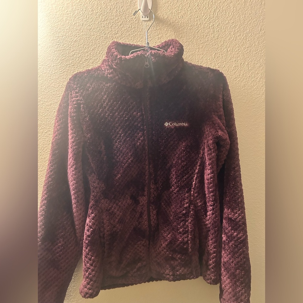 Columbia Deep Purple Fleece Jacket Size S